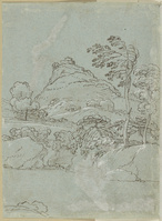 H 110
<br/>
Figuurstudies in landschap
<br/>
<em>Grimaldi, Giovanni Francesco (1606-1680)</em>